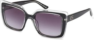 Guess Vierkante zonnebril - Dames - Zonnebrillen - Zwart - 52 MM - Accessoires