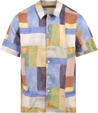 Paul Smith Casual Fit Overhemd - Heren - Korte mouwen Overhemden - Veelkleurig - S - Overhemden