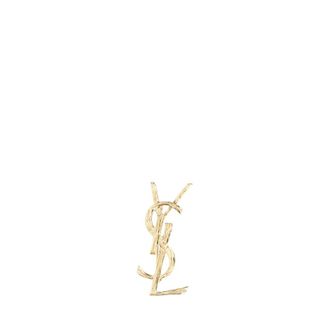 Saint Laurent Casual Black Leather Trainers - female - Saint Laurent - Brooches - Yellow - ONE SIZE - Accessories