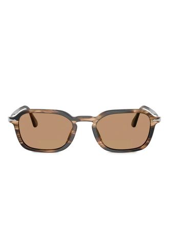 Persol Occhiali da sole squadrati - Marrone