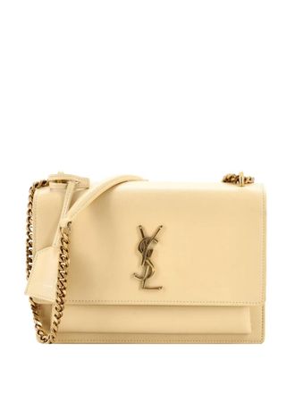 Saint Laurent Sunset Leather Medium crossbody bag - Toni neutri
