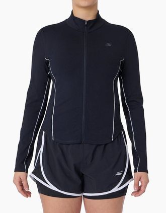 Skechers Womens Skechers Skechers Ace Womens Black Jacket - Size: 18/16