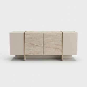 Hanah Home Madia Console Con Ante E Ripiani Contenitore Veyron