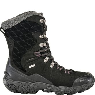 Oboz Footwear Womens Bridger 9 Insulated B-Dry Waterproof Boot In Black Sea