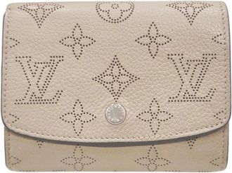 Louis Vuitton Pre-owned Wallets, female, Beige, Size: ONE SIZE Pre-owned Leather wallets