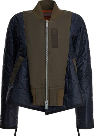sacai Bimaterial Bomber Jacket