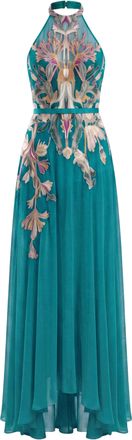 Saiid Kobeisy Embroidered Georgette Dress