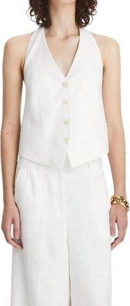 Maria Cher Tronador Abelia Vest In White
