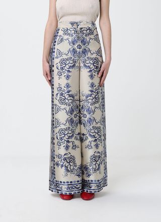 Liu Jo Pantaloni palazzo Liu Jo in raso stampato