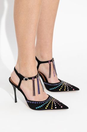 Kurt Geiger Heeled Shoes Kurt Crystal Point, Womens, Black