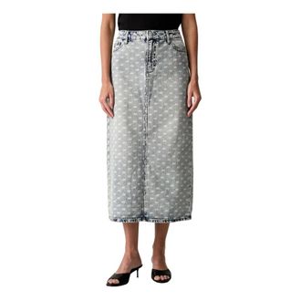 A|X Armani Exchange Dames, Rokken, Blauw, Maat: S Denim
