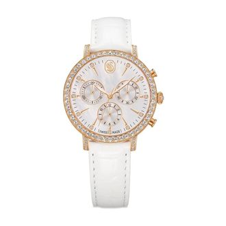 Swarovski Accessoires, Dames, Geel, ONE Size, Leer, Matrix Tennis Chrono