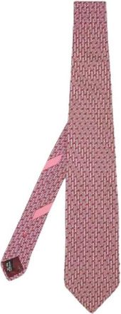 Ferragamo Pre-owned Accessories, male, Multicolor, Size: ONE SIZE Pre-owned Silk Tie