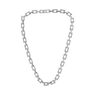 Dansk Copenhagen Accessoires, Dames, Grijs, ONE Size, Passion Waterproof Vierkante Schakelketting