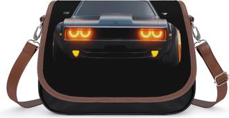 Generic USA Muscle Car Racing Crossbody Bags for Women Shoulder Messenger Bag Purse Handbags