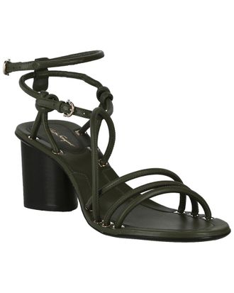 Ferragamo Augusta Leather Sandal