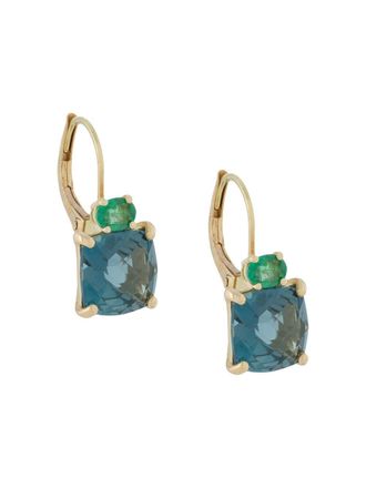 Wouters & Hendrix 18kt yellow gold Charleston Chapters earrings - Blue