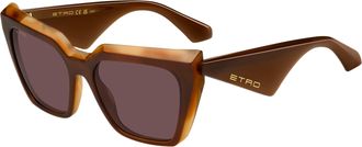 Etro 0096/G/S WR9/U1 Womens Sunglasses Tortoiseshell Size 55