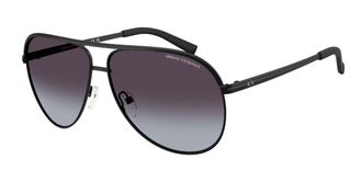 A|X Armani Exchange AX2002 60008G Mens Sunglasses Black Size 61