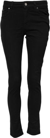 Dolce & Gabbana Womens Black Skinny Cotton Mid Waisted Denim Jeans Elastane Clothing