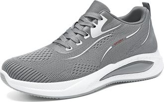 Generic 2026 Running Shoes Wide Toe for Men Arch Support Walking Tennis Fashion Sneaker Width Orthotic Shoe Plantar Fasciitis Size 8-13 (Grey, 5.5)