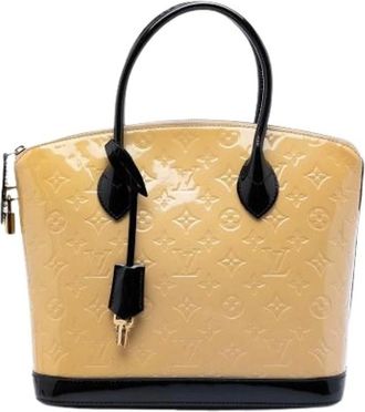 Louis Vuitton Pre-owned Handbags, female, Beige, Size: ONE SIZE Pre-owned Lockit PM