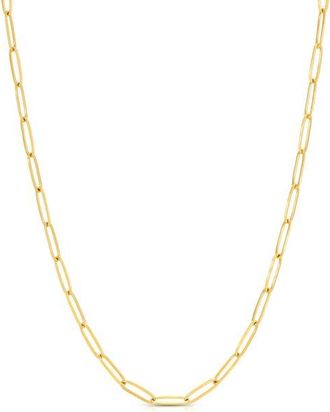 Kozakh Large Flat Link Necklace in Gold at Nordstrom