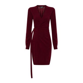 Dsquared2 Dames, Jurken, Rood, Maat: L Wol