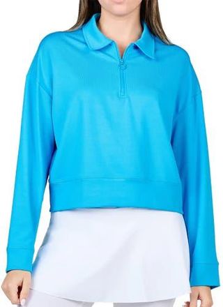 Sofibella Staples Quarter-Zip Womens Golf Pullover in Electric Blue at Nordstrom, Size X-Small