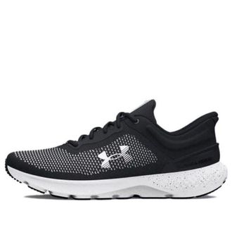 Under Armour Charged Escape 4 Knit Shoes Black White 3026521-001