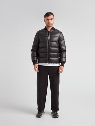 JACK1T Vortex Long Sleeve Bomber Jacket in Black at Nordstrom, Size Xx-Large