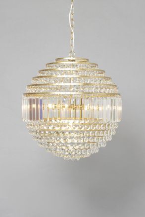 BHS Paladina Ceiling Pendant Light in Gold
