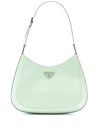 Prada 2013-2025 Spazzolato Cleo shoulder bag - Green