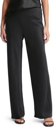 Vince Fluid High Waist Straight Leg Pants in Black at Nordstrom, Size Xx-Small