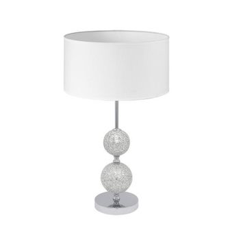 Fabrilamp Sobremesa Salaria 1xe27 Cromo Pantalla Blanca 35d