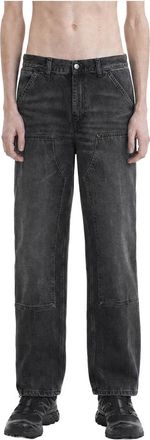 Carhartt Work in Progress Hombre, Vaqueros, Negro, Talla: W34