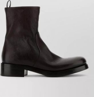 Prada leather ankle boots