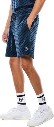 Sergio Tacchini Obliquo Velour Short in Key Largo at Nordstrom, Size Xxx-Large