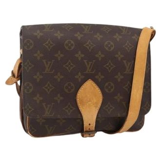 Louis Vuitton Pre-owned Cross Body Bags, female, Brown, Size: ONE SIZE Pre-owned Cartouchiere GM Shoulder Bag