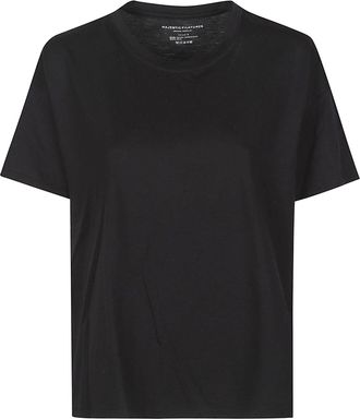 Majestic Filatures Col Rond Relaxed Fit Top