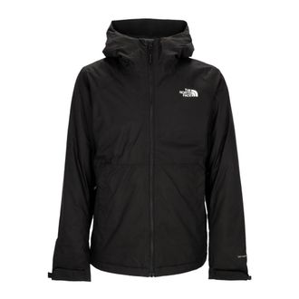 The North Face Ge&iuml;soleerde Jas Zwart Waterafstotend Winddicht - Heren - Windbreakers - Zwart - XL - Leer - Fitness