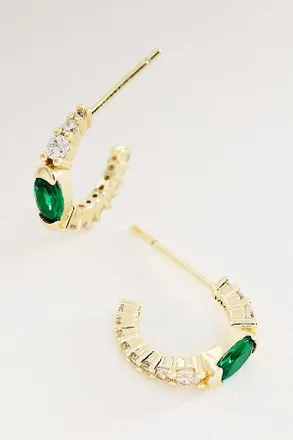 Melinda Maria Maven Huggie Hoop Earrings