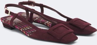 Roger Vivier Bailarinas destalonadas Belle Vivier de ante