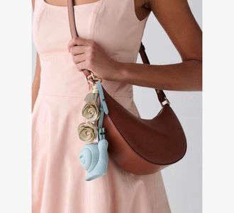 Kate Spade New York Womens Critters Suzie Snail Bag Charm in Blue | Non