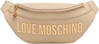 Love Moschino Dames, Tassen, Beige, Maat: ONE Size Leer