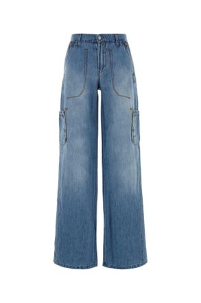 Ermanno Scervino Denim Cargo Jeans