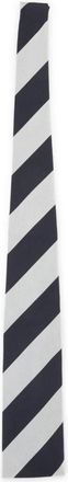 Celine Ties, male, Blue, Size: ONE SIZE Striped Silk Jacquard Tie