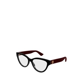 Gucci Cat Eye Frame - female - Gucci - Glasses - Black - 55 MM - Accessories