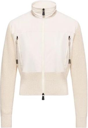 Moncler Cardigan Tricot - Dames - Zomerjassen - Beige - S - Jassen