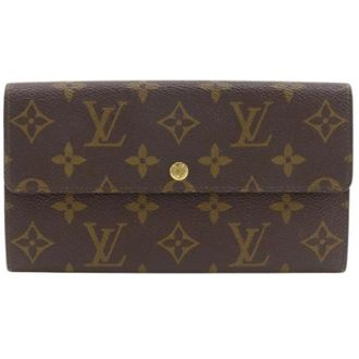 Louis Vuitton Pre-owned Portafoglio lungo (bifold) - - Pre-owned - Donna - Marrone - ONE SIZE